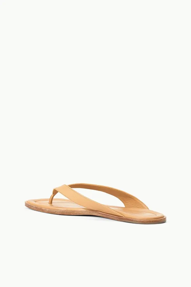 Women Sandals STAUD STAUD DANTE THONG SLIDE PORCINI Women Sandals STAUD STAUD DANTE THONG SLIDE PORCINI