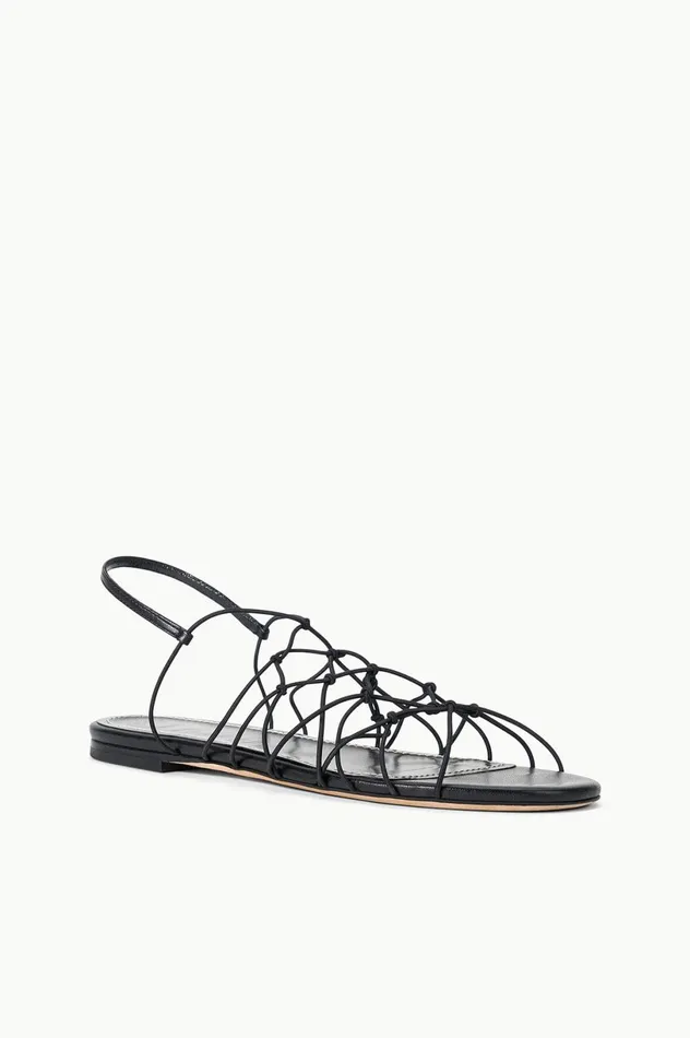 Women Sandals STAUD STAUD GIO KNOT SANDAL BLACK Women Sandals STAUD STAUD GIO KNOT SANDAL BLACK