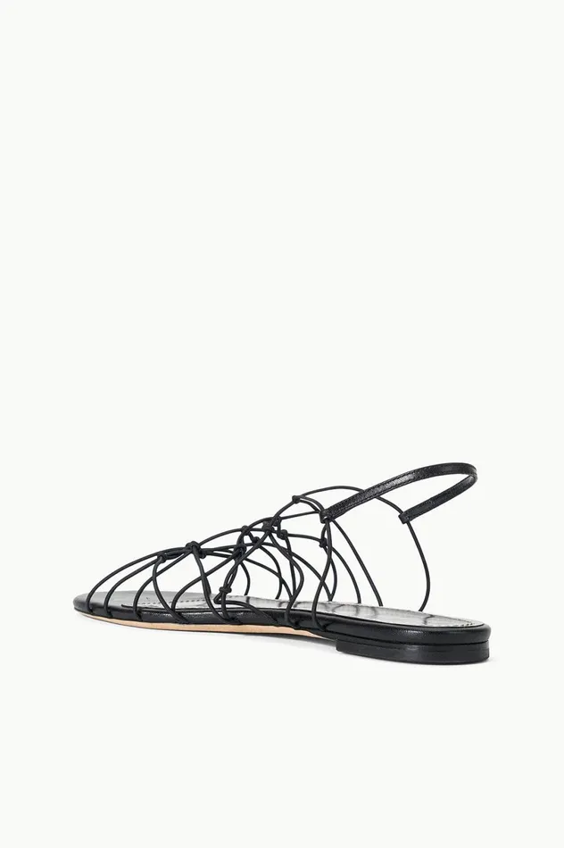 Women Sandals STAUD STAUD GIO KNOT SANDAL BLACK Women Sandals STAUD STAUD GIO KNOT SANDAL BLACK