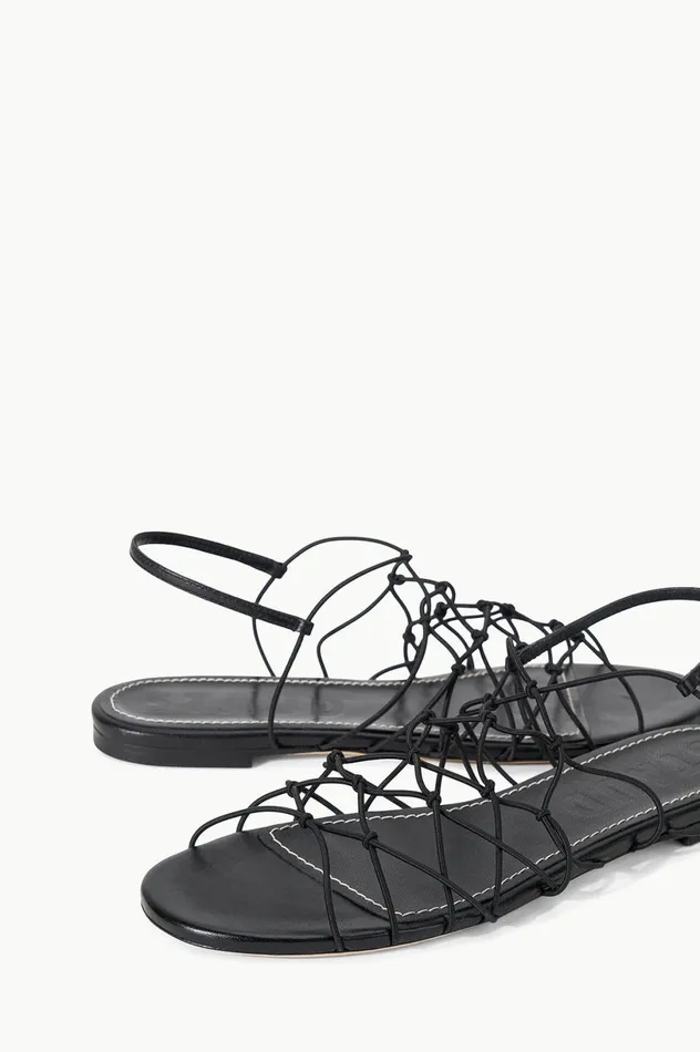 Women Sandals STAUD STAUD GIO KNOT SANDAL BLACK Women Sandals STAUD STAUD GIO KNOT SANDAL BLACK
