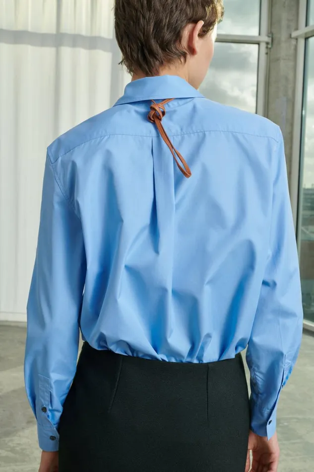 Women SAPHIR SHIRT Blue Soeur Shirts