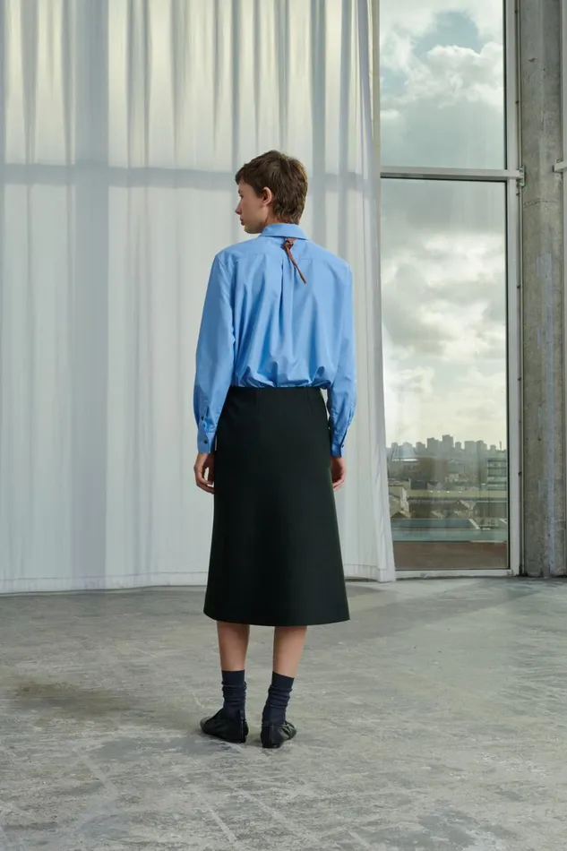 Women SAPHIR SHIRT Blue Soeur Shirts