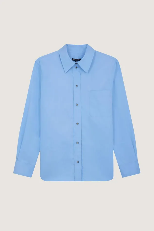 Women SAPHIR SHIRT Blue Soeur Shirts