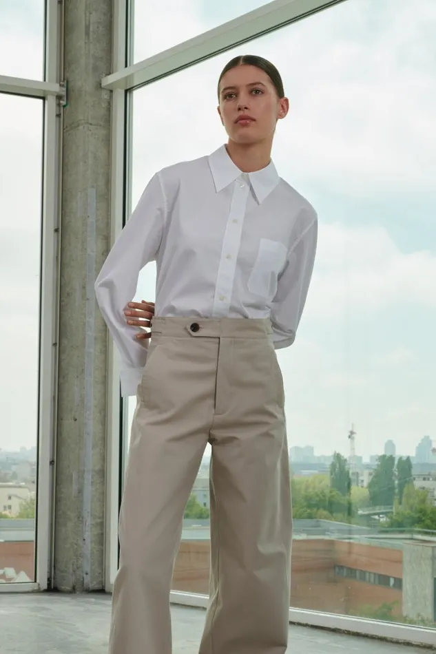 Women SAPHIR SHIRT White Soeur Shirts
