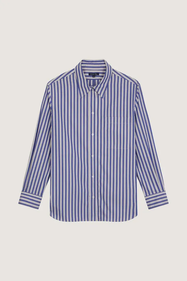 Women SAPPHIRE SHIRT Blueoffwhite Soeur Shirts