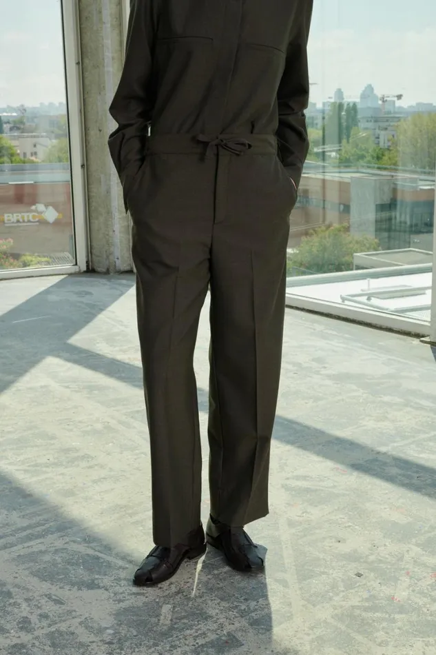 Women SARAJEVO TROUSERS Khaki Soeur Trousers
