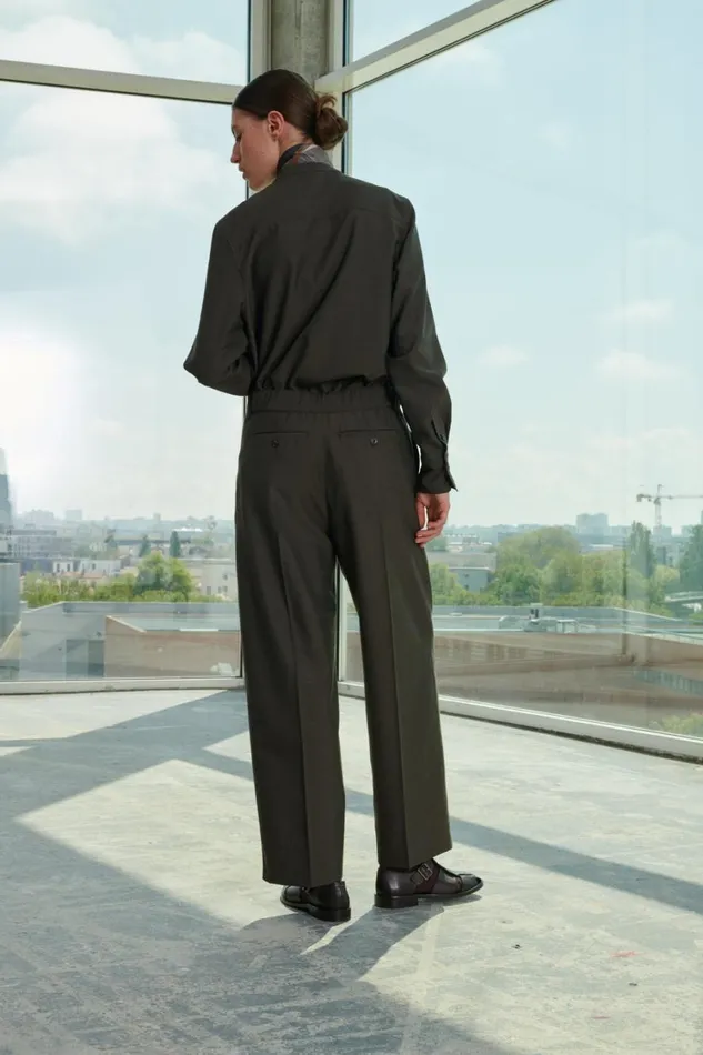 Women SARAJEVO TROUSERS Khaki Soeur Trousers