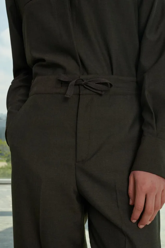 Women SARAJEVO TROUSERS Khaki Soeur Trousers