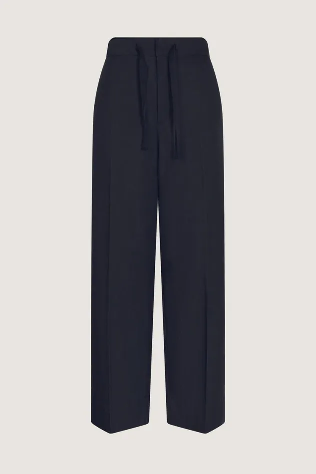 Women SARAJEVO TROUSERS Navy Soeur Trousers