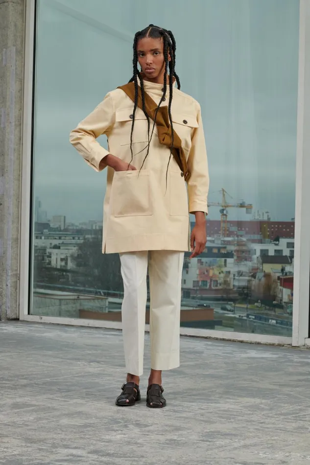 Women SARAJEVO TROUSERS Offwhite Soeur Trousers