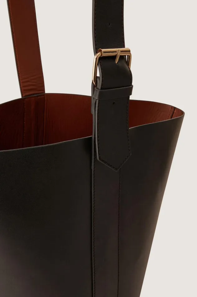 Women SAUL BAG Blackcognac Soeur Bucket Bags