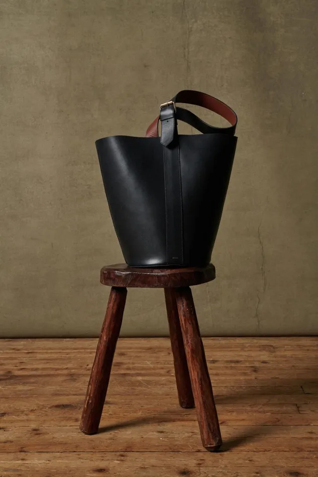 Women SAUL BAG Blackcognac Soeur Bucket Bags