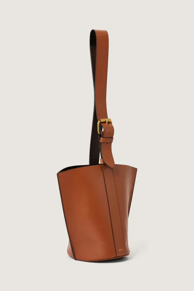 Women SAUL MINI BAG Brownnatural Soeur Bucket Bags