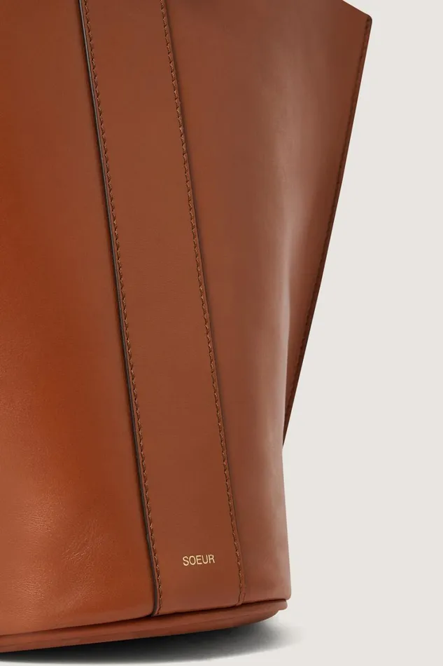 Women SAUL MINI BAG Brownnatural Soeur Bucket Bags