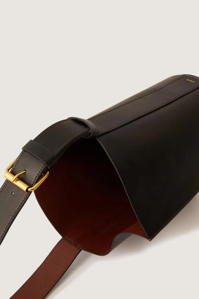 Women SAUL MINI BAG Noircognac Soeur Bucket Bags