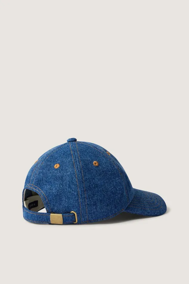 Women SERENA CAP Washed Blue Denim Soeur Hats