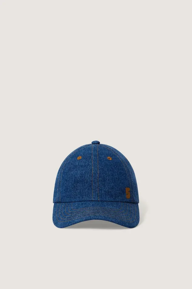 Women SERENA CAP Washed Blue Denim Soeur Hats