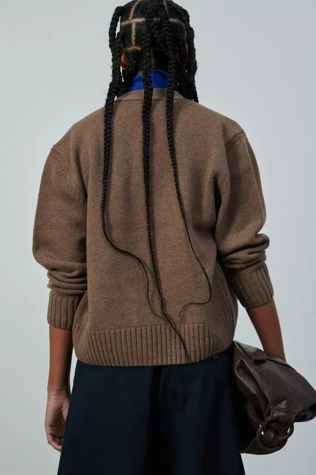 Women SERGIO CARDIGAN Beige Soeur Jumpers and Cardigans
