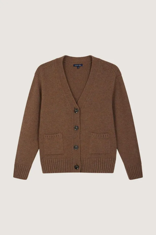 Women SERGIO CARDIGAN Beige Soeur Jumpers and Cardigans