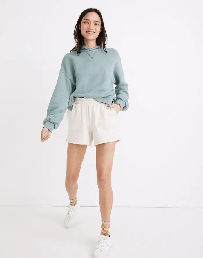 Women Shorts Madewell Airyterry StitchedPocket Sweatshorts