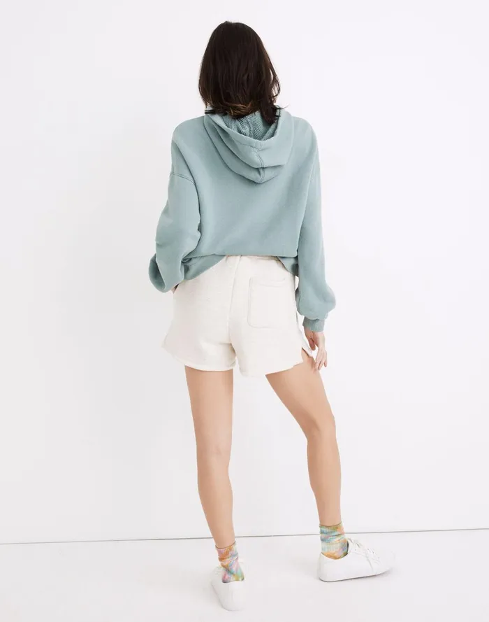 Women Shorts Madewell Airyterry StitchedPocket Sweatshorts