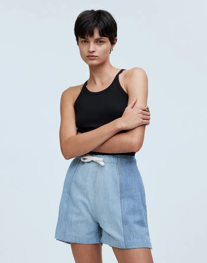 Women Shorts Madewell B Sides Meyer Cinch Shorts