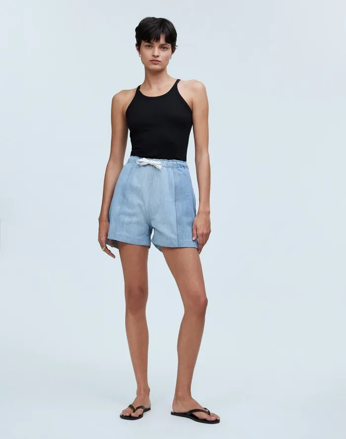 Women Shorts Madewell B Sides Meyer Cinch Shorts