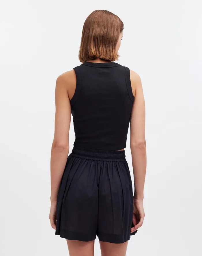 Women Shorts Madewell Embroidered PullOn CoverUp Shorts