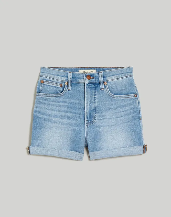 Women Shorts Madewell HighRise Denim Shorts In Beech Wash