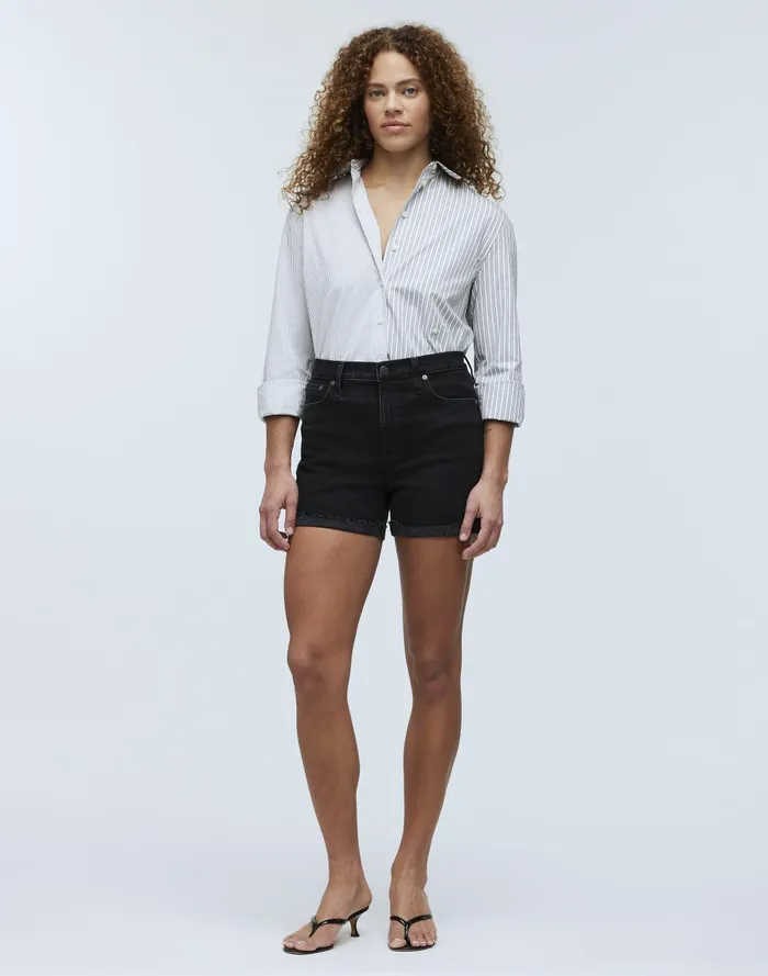 Women Shorts Madewell HighRise Denim Shorts In Halwood Wash