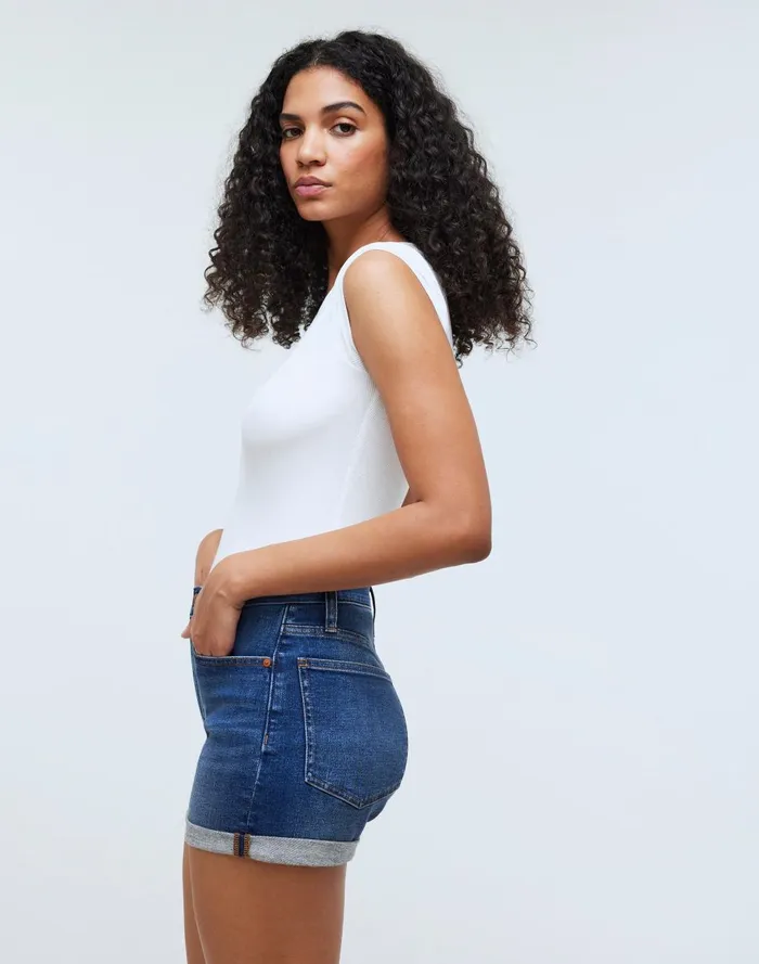 Women Shorts Madewell HighRise Denim Shorts In Karnes Wash