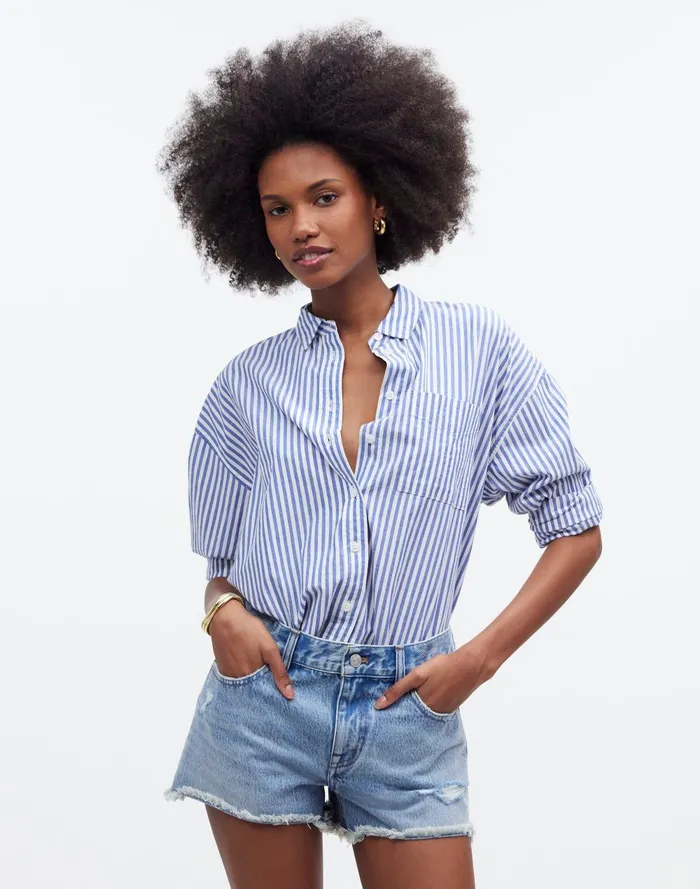 Women Shorts Madewell LowRise Boyfriend Shorts In Glendora Wash