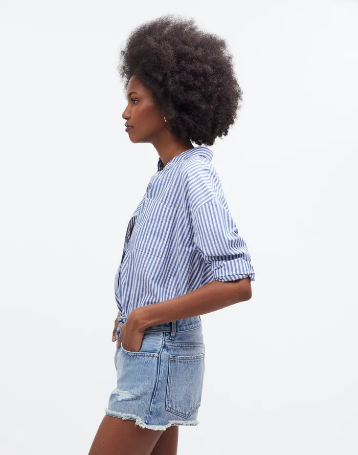 Women Shorts Madewell LowRise Boyfriend Shorts In Glendora Wash
