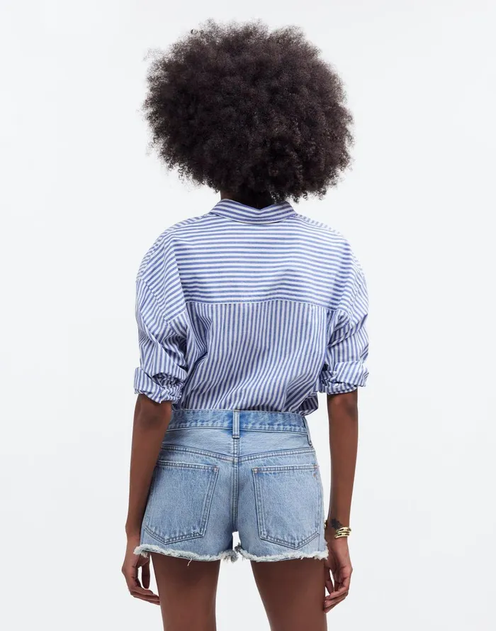 Women Shorts Madewell LowRise Boyfriend Shorts In Glendora Wash