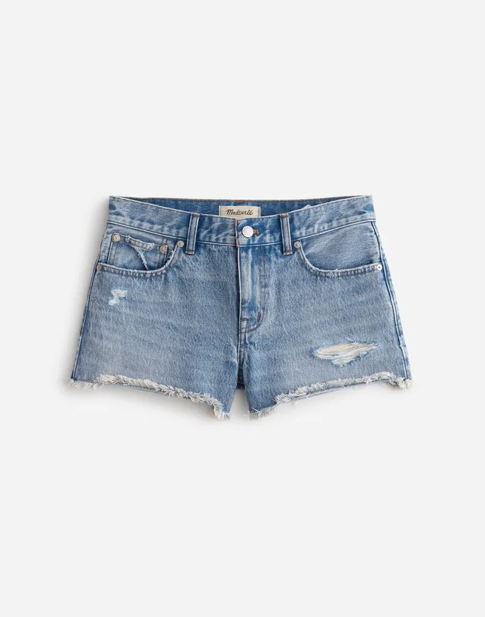 Women Shorts Madewell LowRise Boyfriend Shorts In Glendora Wash