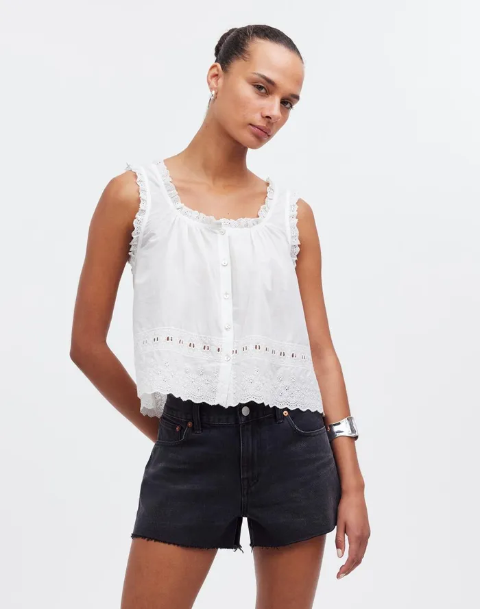 Women Shorts Madewell LowRise Boyfriend Shorts In Kelm Wash