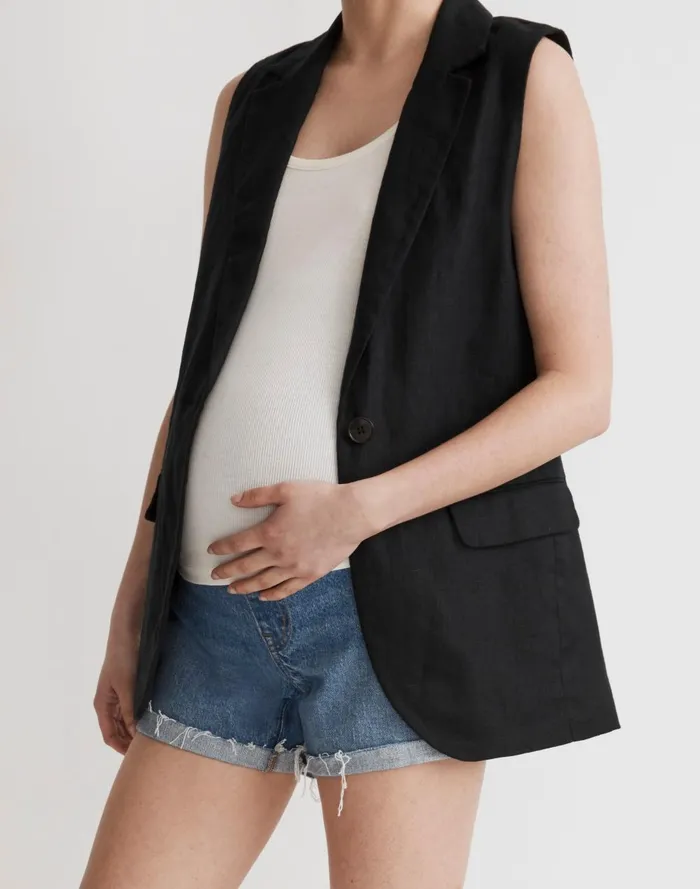 Women Shorts Madewell Maternity OverTheBelly Denim Shorts In Coeling Wash