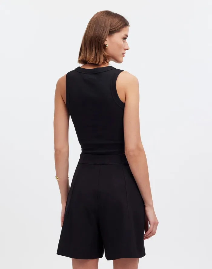 Women Shorts Madewell Pleated Short In Ponte