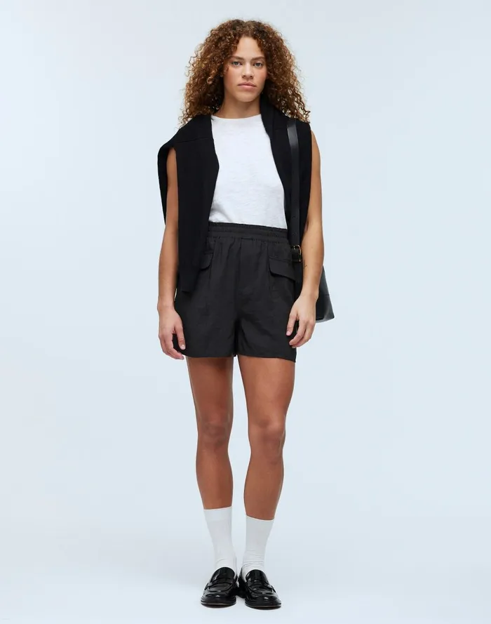 Women Shorts Madewell PullOn Cargo Shorts In Softdrape