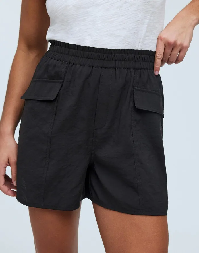 Women Shorts Madewell PullOn Cargo Shorts In Softdrape
