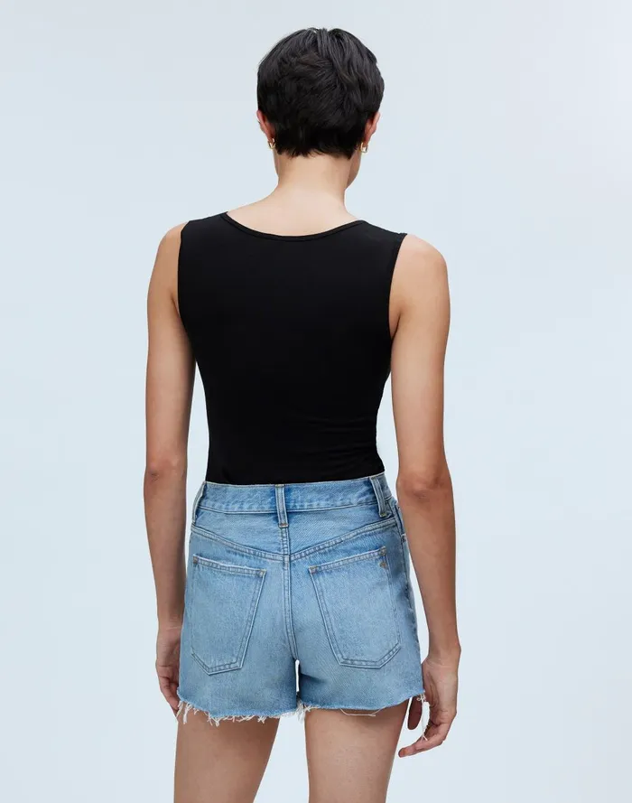 Women Shorts Madewell Relaxed Denim Shorts In Lytle Wash RawHem Edition