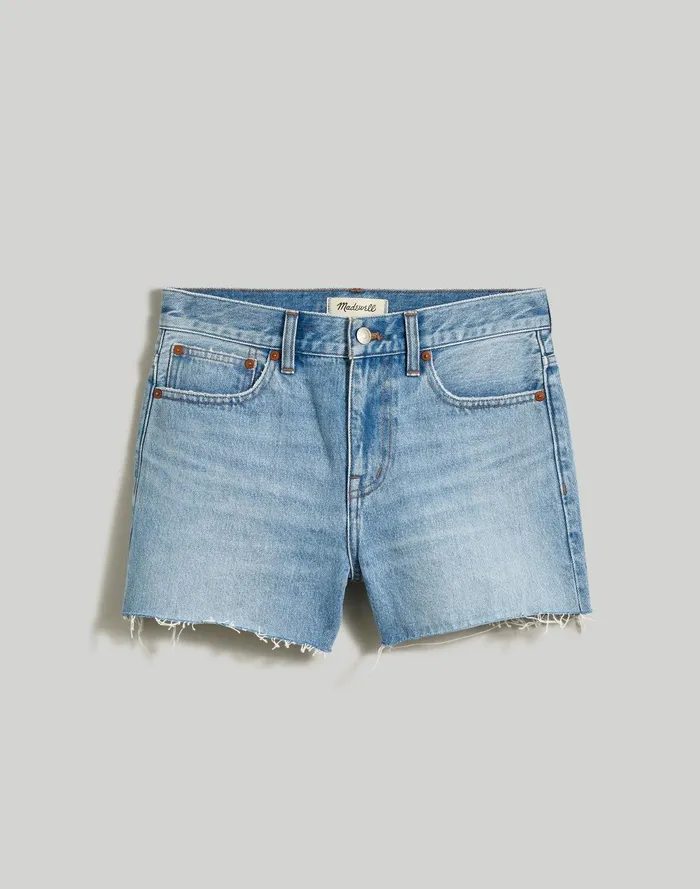 Women Shorts Madewell Relaxed Denim Shorts In Lytle Wash RawHem Edition