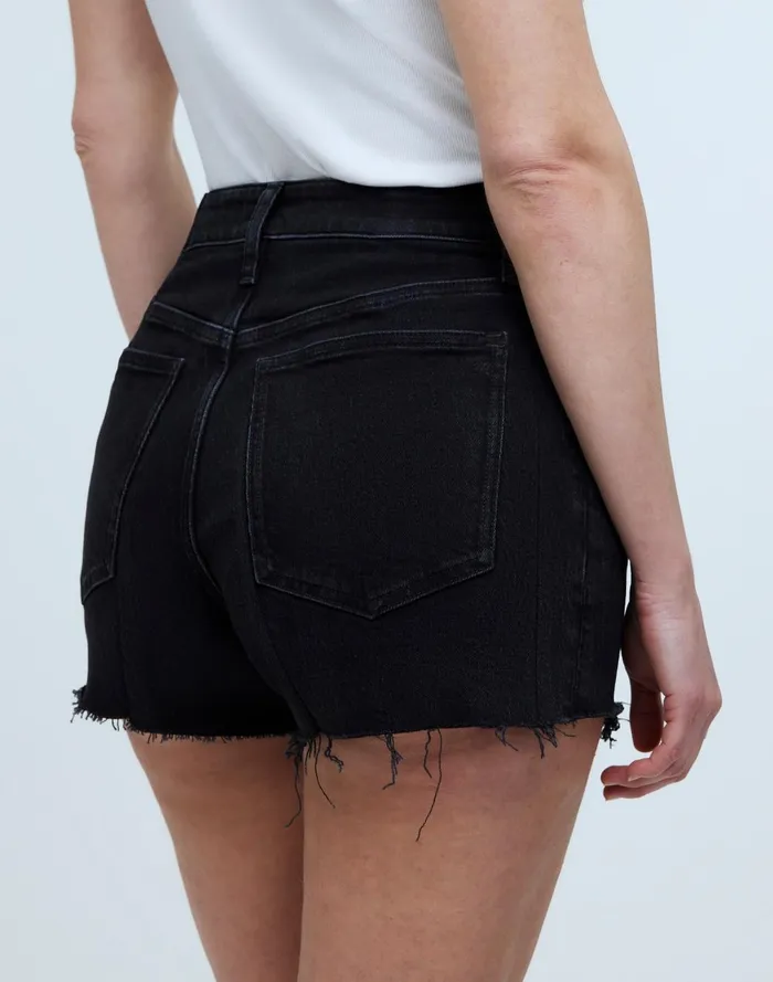 Women Shorts Madewell The Curvy Perfect Vintage Jean Short In Lunar Wash