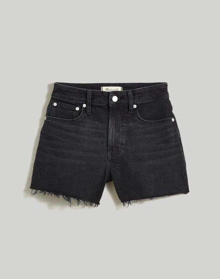 Women Shorts Madewell The Curvy Perfect Vintage Jean Short In Lunar Wash