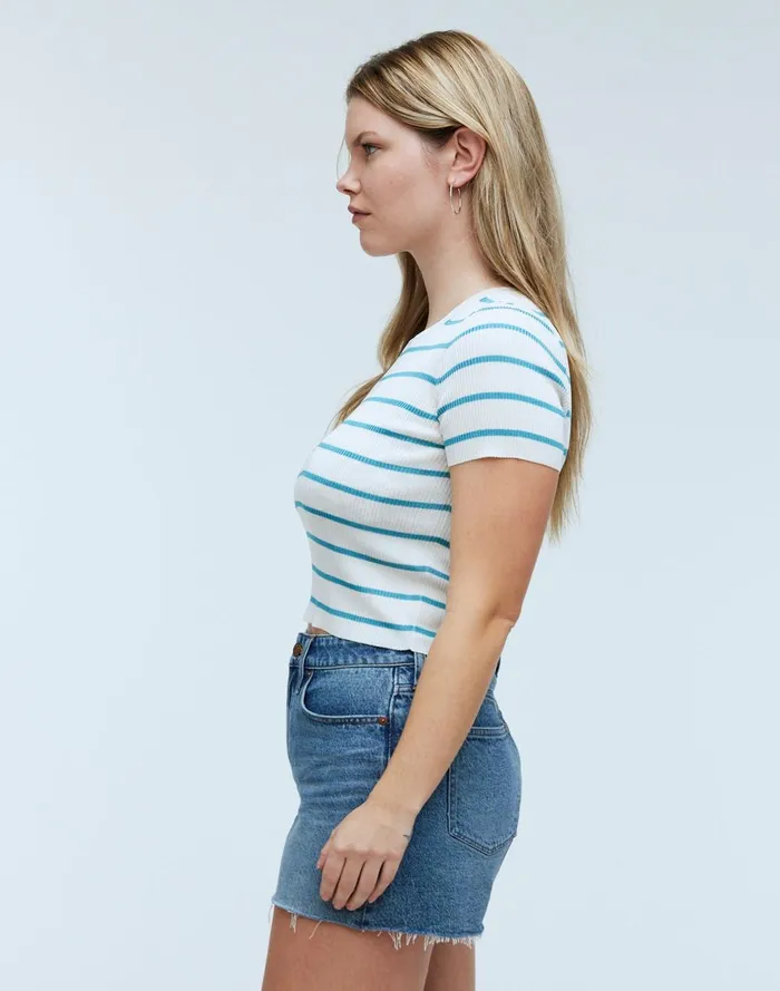 Women Shorts Madewell The Curvy Perfect Vintage Short In Dewberry Wash