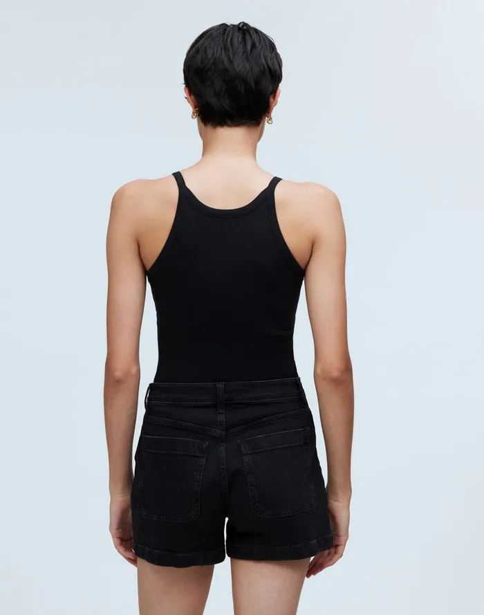 Women Shorts Madewell The Denim Emmett Short Patch Pocket Edition