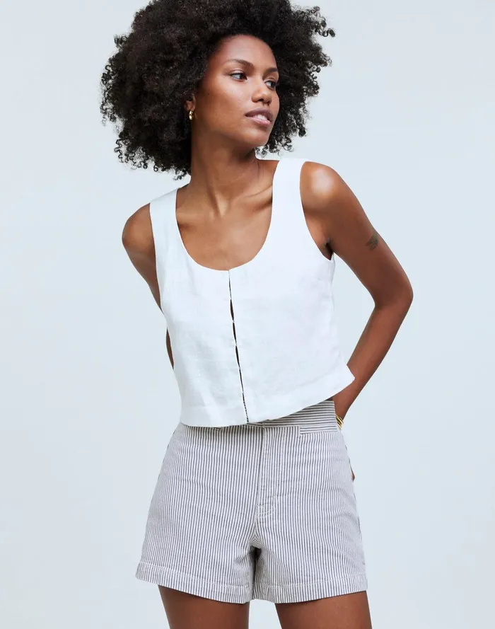 Women Shorts Madewell The Emmett Short Welt Pocket Edition