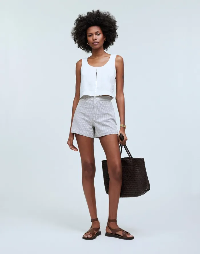 Women Shorts Madewell The Emmett Short Welt Pocket Edition