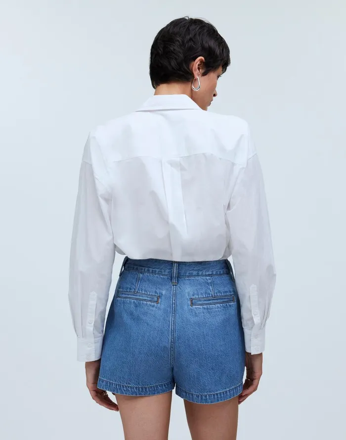 Women Shorts Madewell The Harlow Jean Short In Saltzman Wash