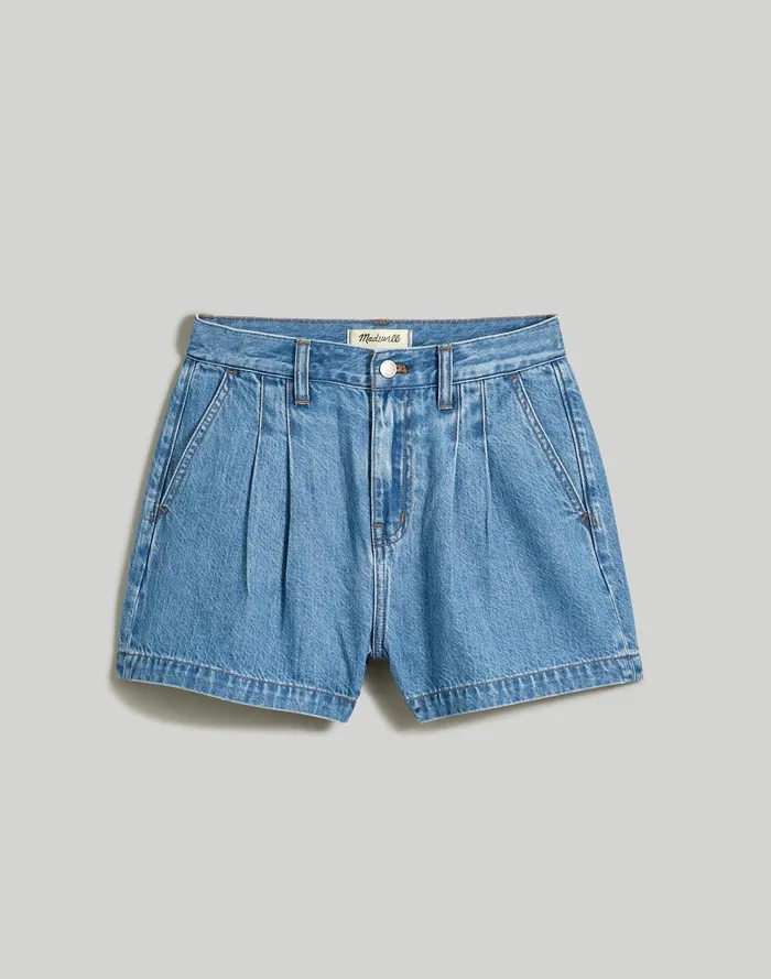 Women Shorts Madewell The Harlow Jean Short In Saltzman Wash